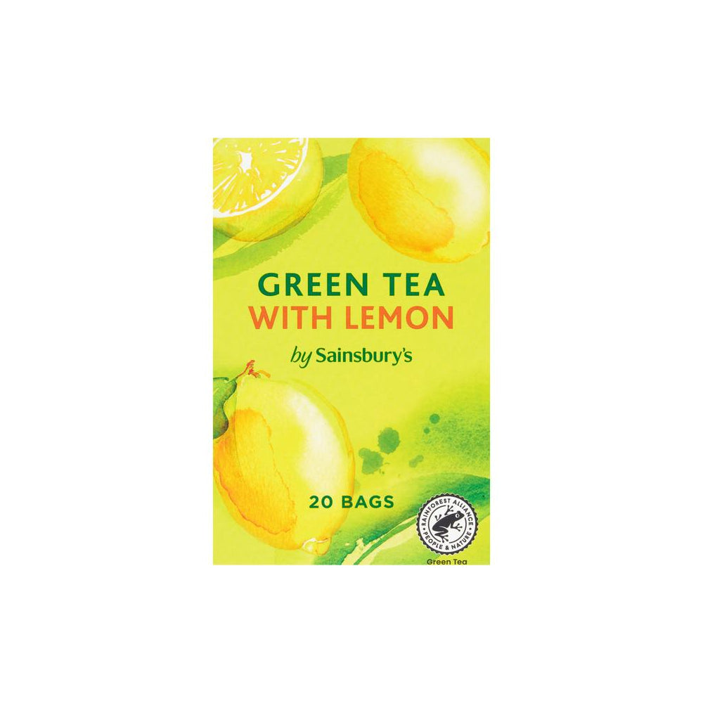 Sainsbury's Green Tea With Lemon Tea Bags 20s - Snapcart.pk