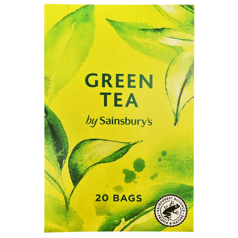 Sainsbury's Green Tea With Mint Tea Bags 20s