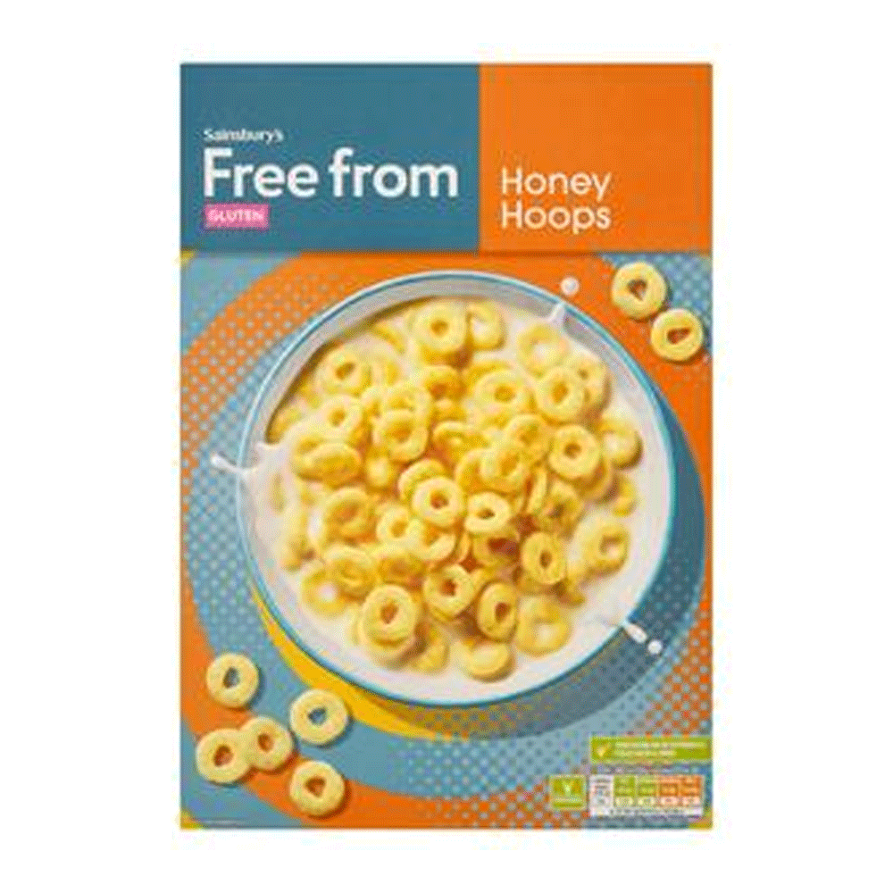 Sainsbury's Gluten Free Honey Hoops 325g - Snapcart.pk