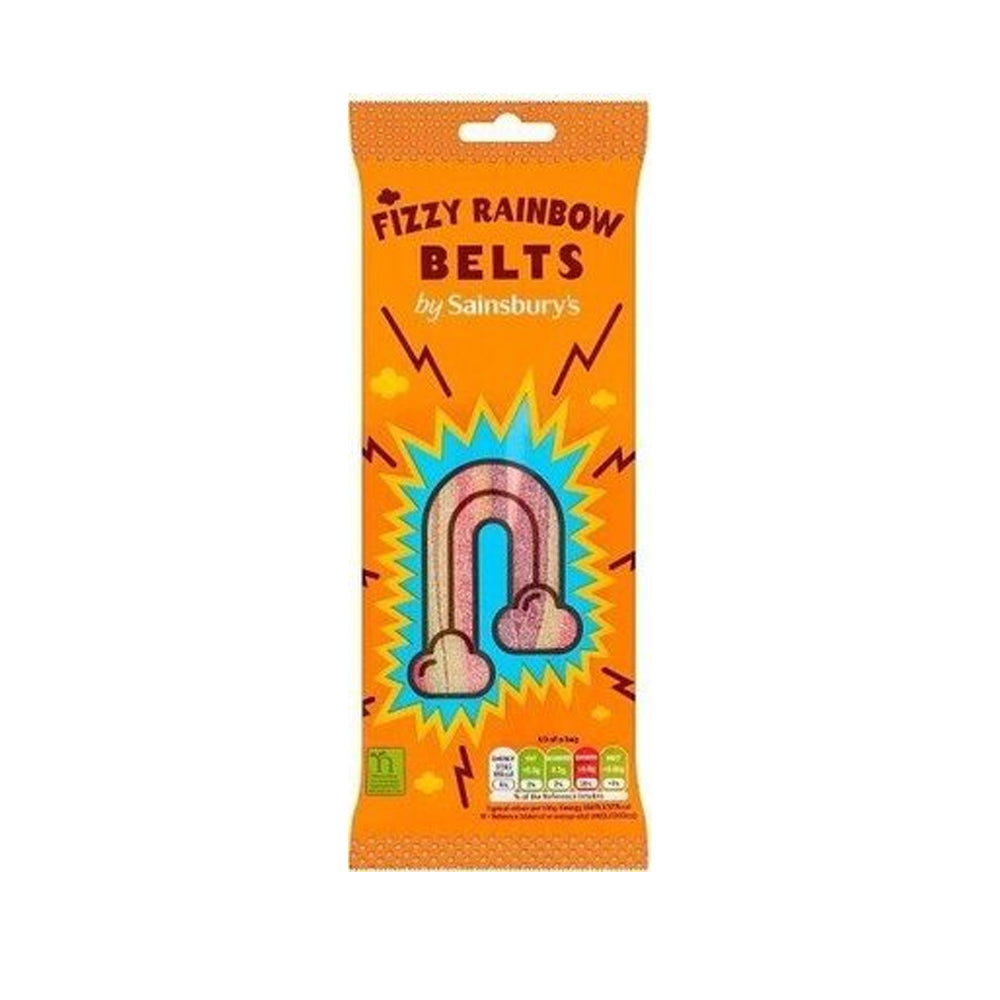 Sainsbury's Fizzy Rainbow Belts 70g - Snapcart.pk