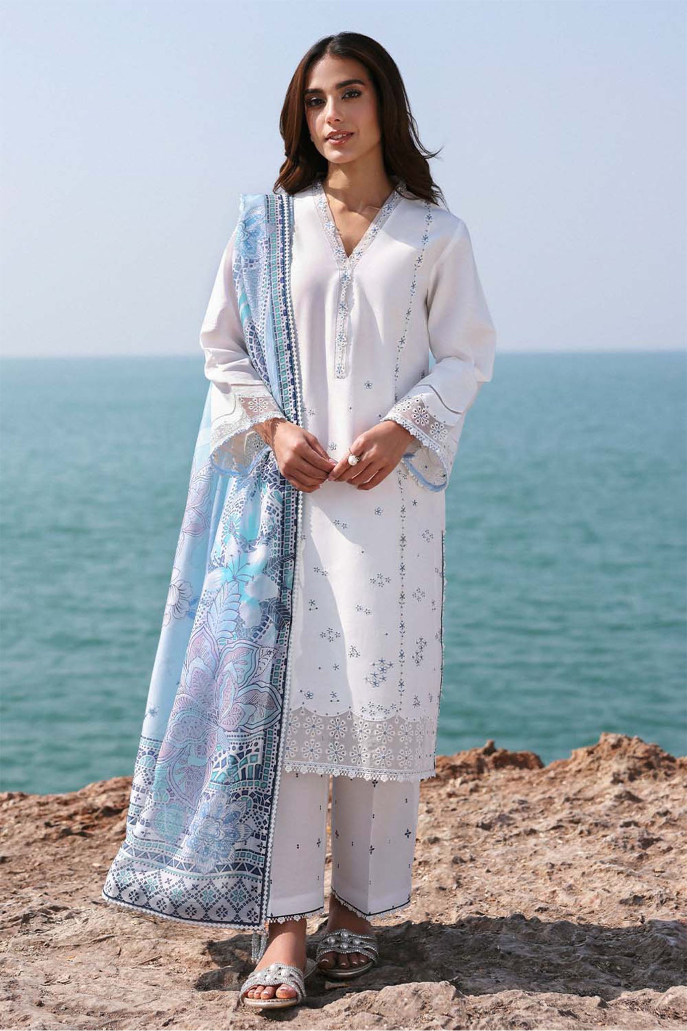Afsanah By Seran Unstitched 3 Piece Lawn Chapter 01 Collection'2025-08-Elmas