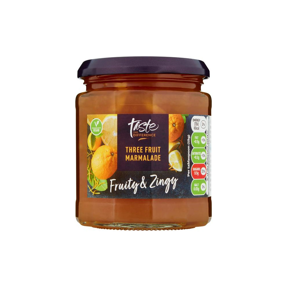 Sainbury's Fruity & Zingy Three Fruit Marmalade 340g - Snapcart.pk