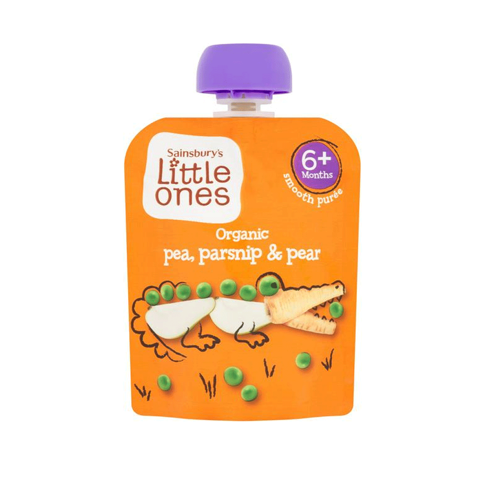 Sainsbury's Little Ones Organic Pea, Parsnip & Pear 70g - Snapcart.pk
