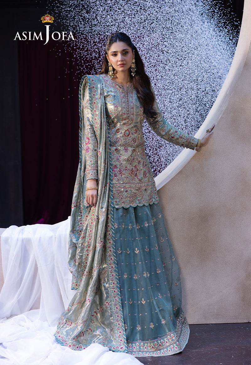 Festive Opulence By Asim Jofa Unstitched 3 Piece Formals Suit-AJFO-14