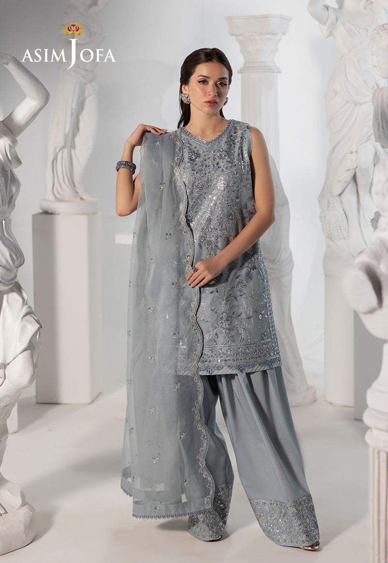 Izel By Asim Jofa Unstitched Formals Suit-AJIZL-17
