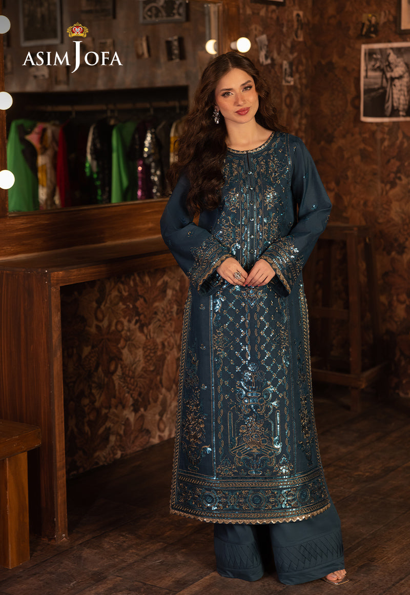 Festive Opulence By Asim Jofa Unstitched 3 Piece Formals Collection'2025-AJFO-10