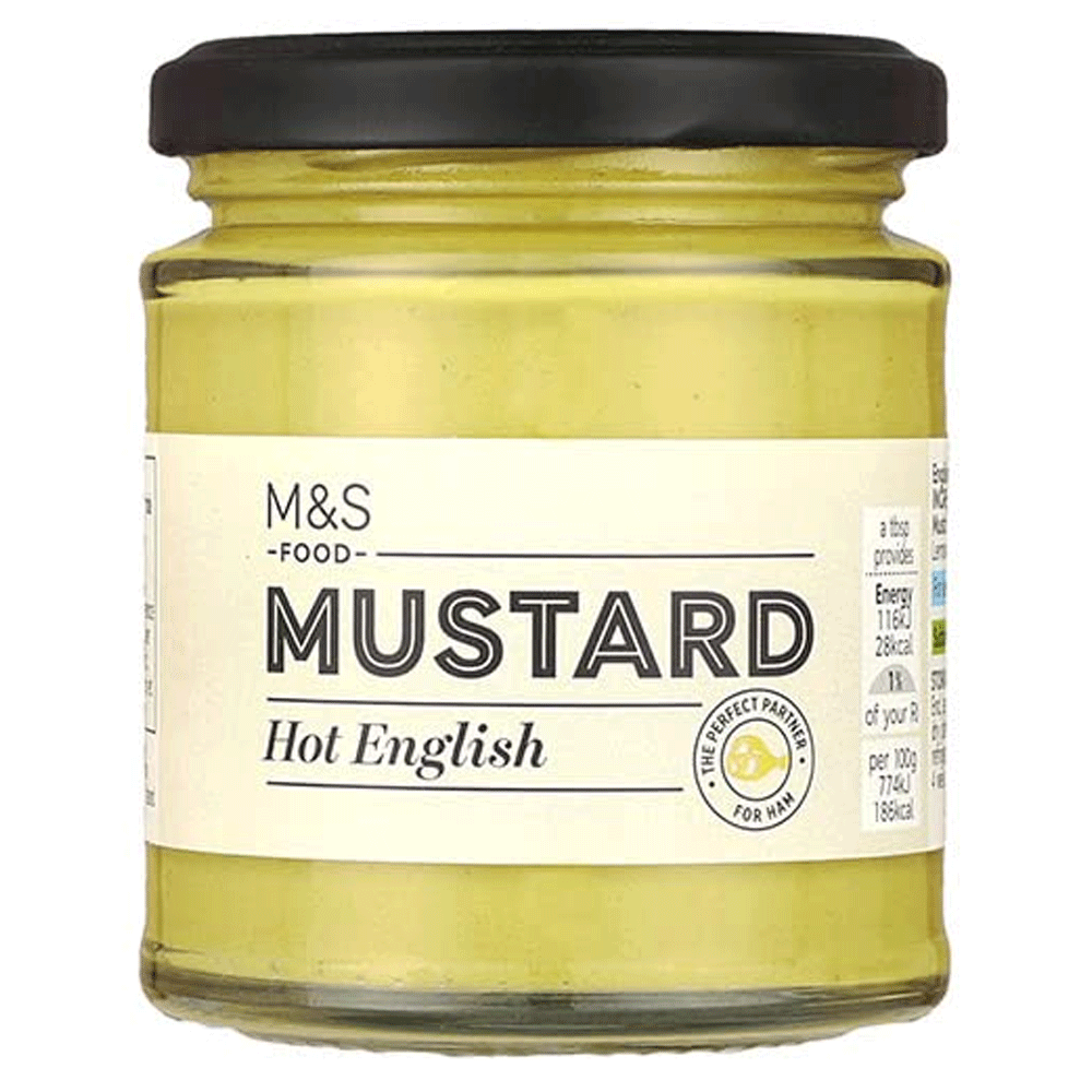 M&s Wholegrain English Mustard 185g