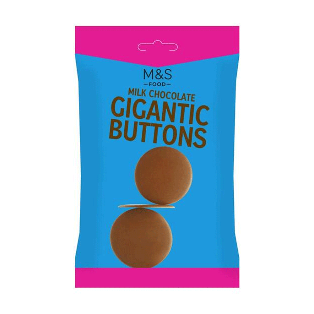 M&s Gigantic Buttons Milk Chocolate 150g
