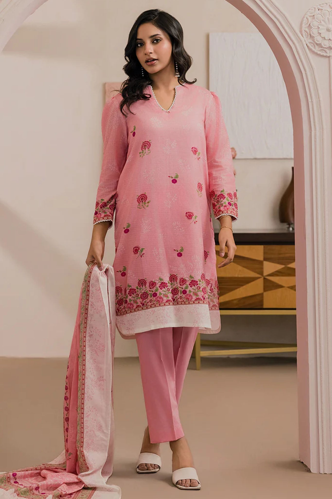 Zellbury Unstitched 3 Piece Lawn Vol-04 Suit-WUS26X30700