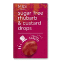 M&s Sugar Free Rhubard & Custard Drops 42g
