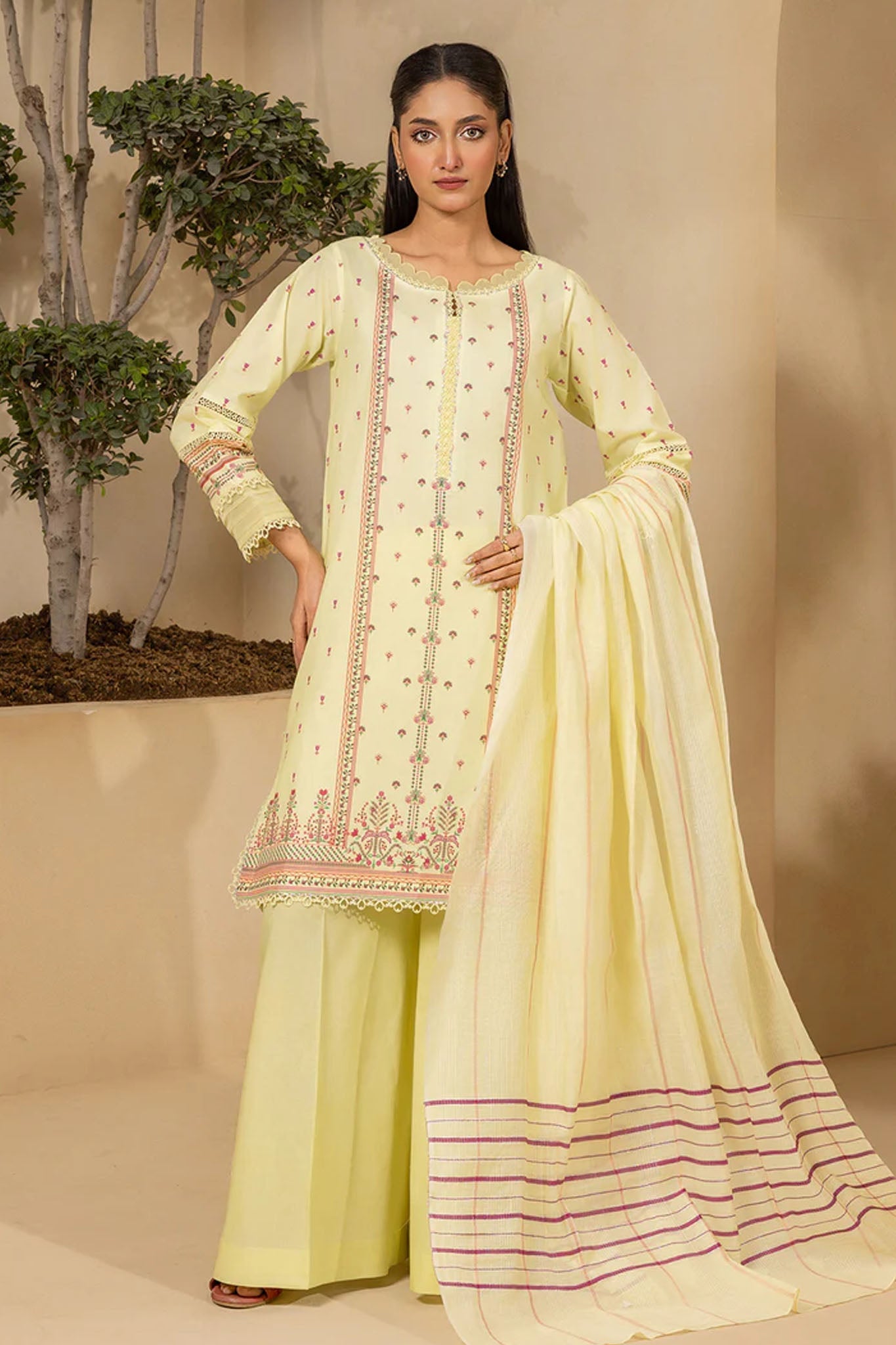Zellbury Unstitched 3 Piece Lawn Vol-04 Suit-WUS26X30770