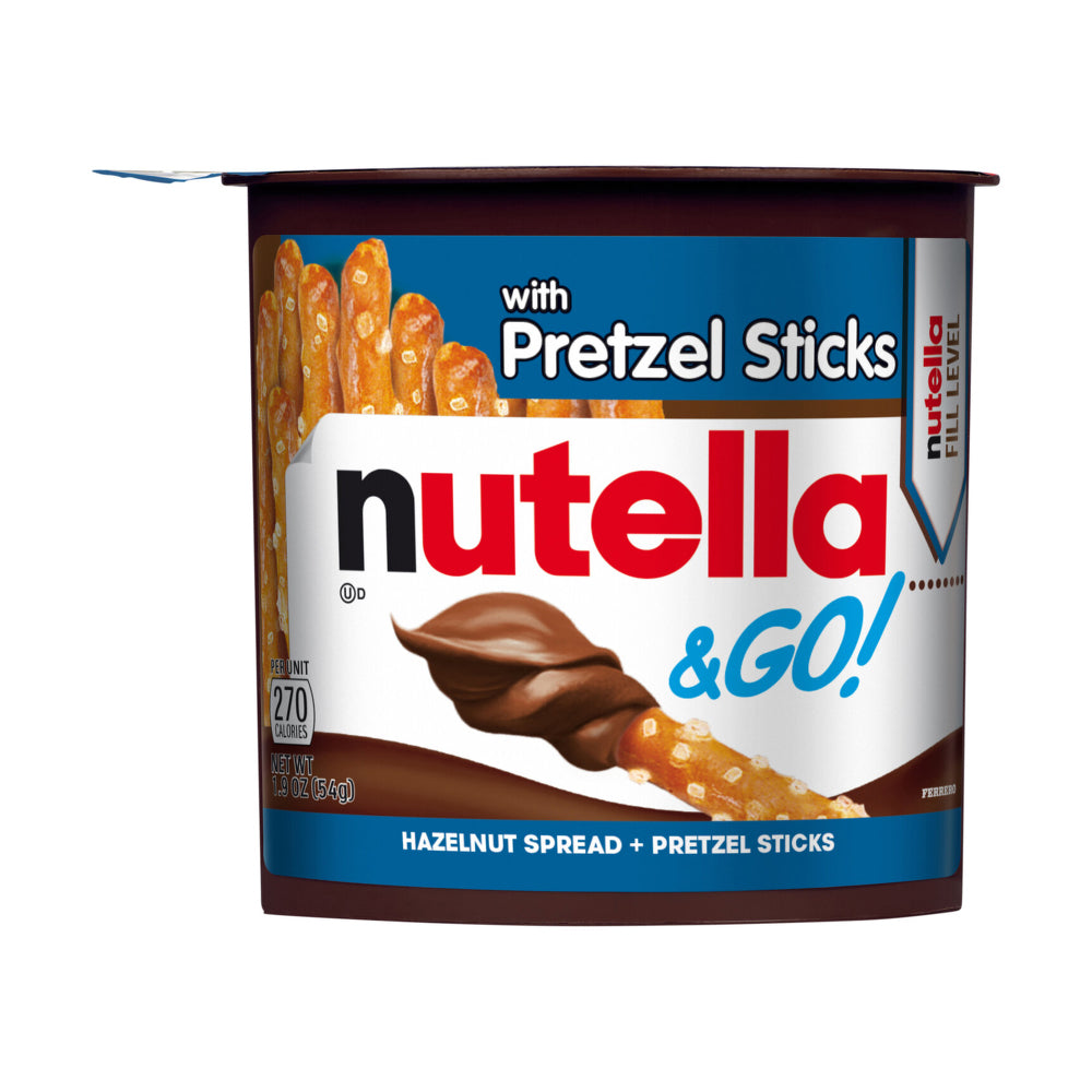 Nutella Hazelnut Spread With Pretzel Stick 54g - Snapcart.pk