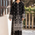 Bahar By Farasha Unstitched 3 Piece Emb Lawn Edit-II Collection-01-Midnight Glow