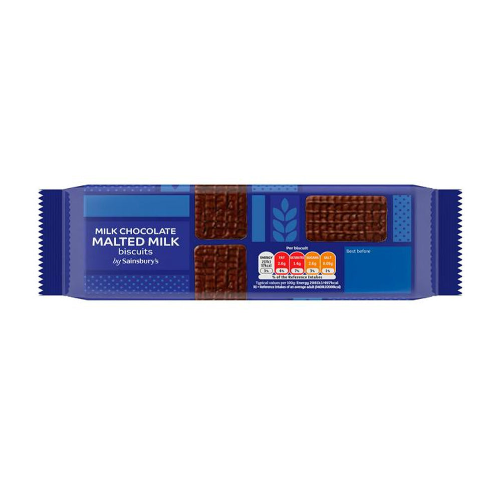 Sainbury's Milk Chocolate Biscuit 250g - Snapcart.pk