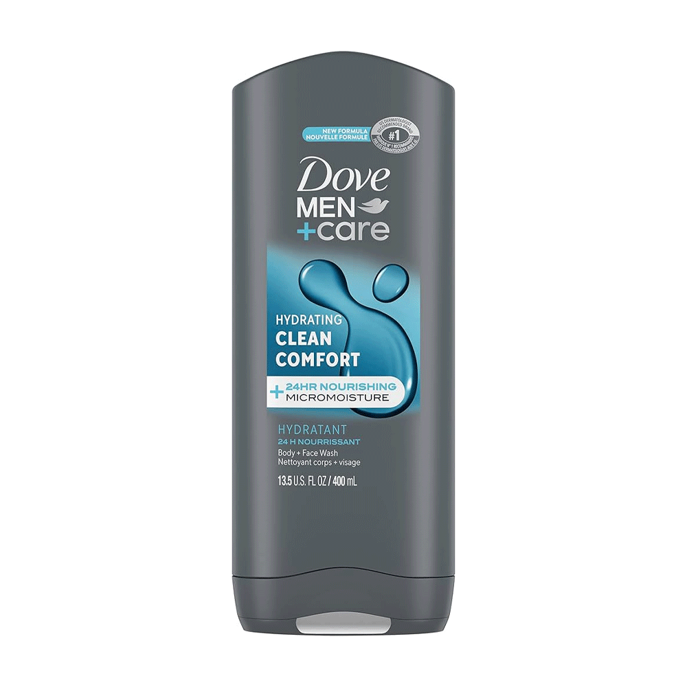 Dove Clean Comfort Body & Face Wash 400ml
