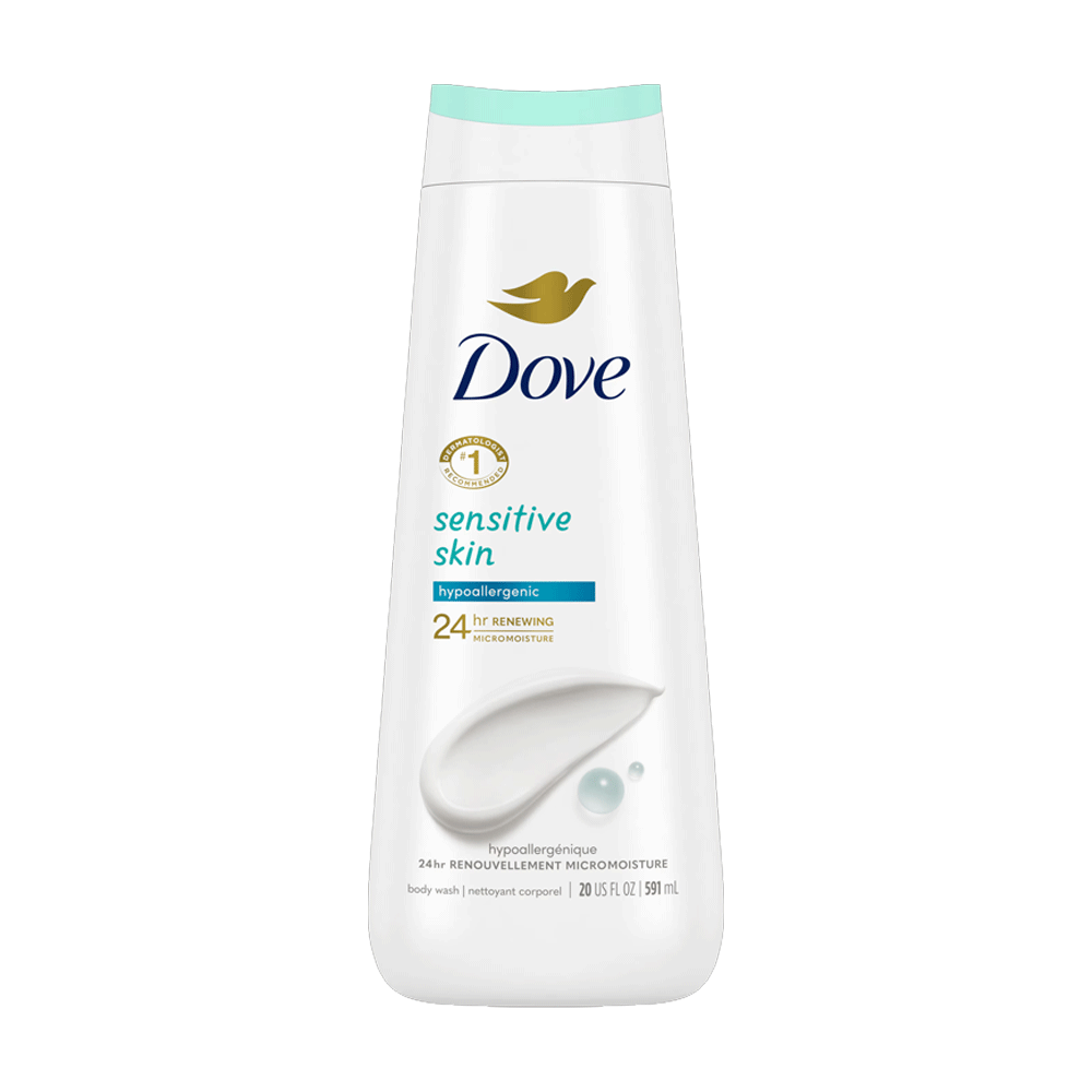 Dove Sensitive Skin Hypoallergenic Body Wash 325ml