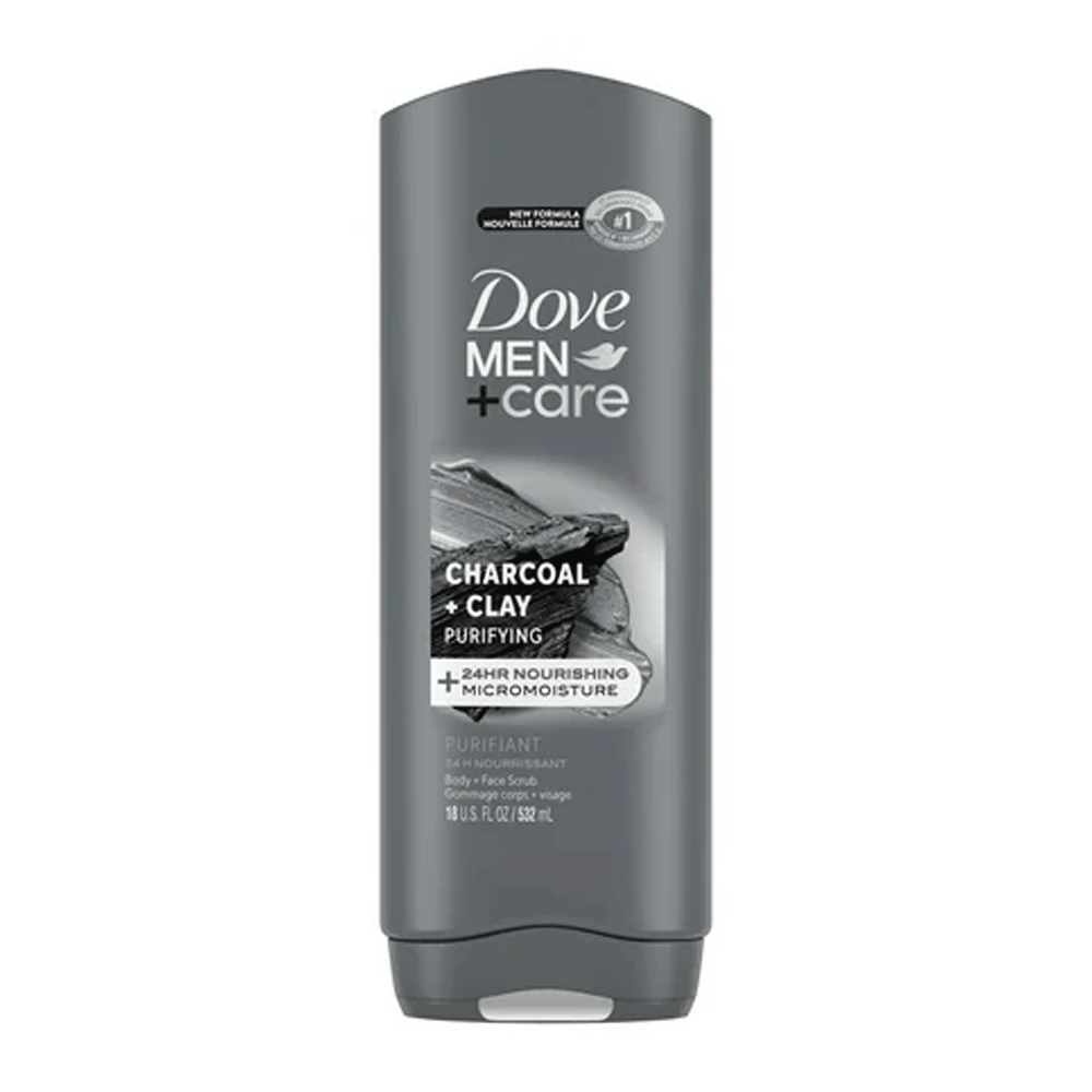 Dove Men+Care Charcoal+Clay Purifying 3in1 532ml Dove