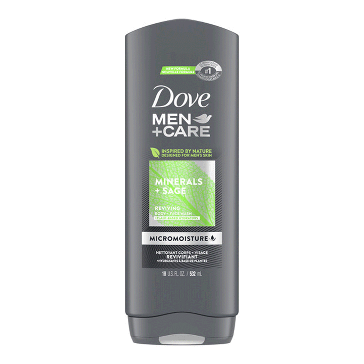 Dove Men+Care Minerals+Sage Reviving 3in1 532ml Dove