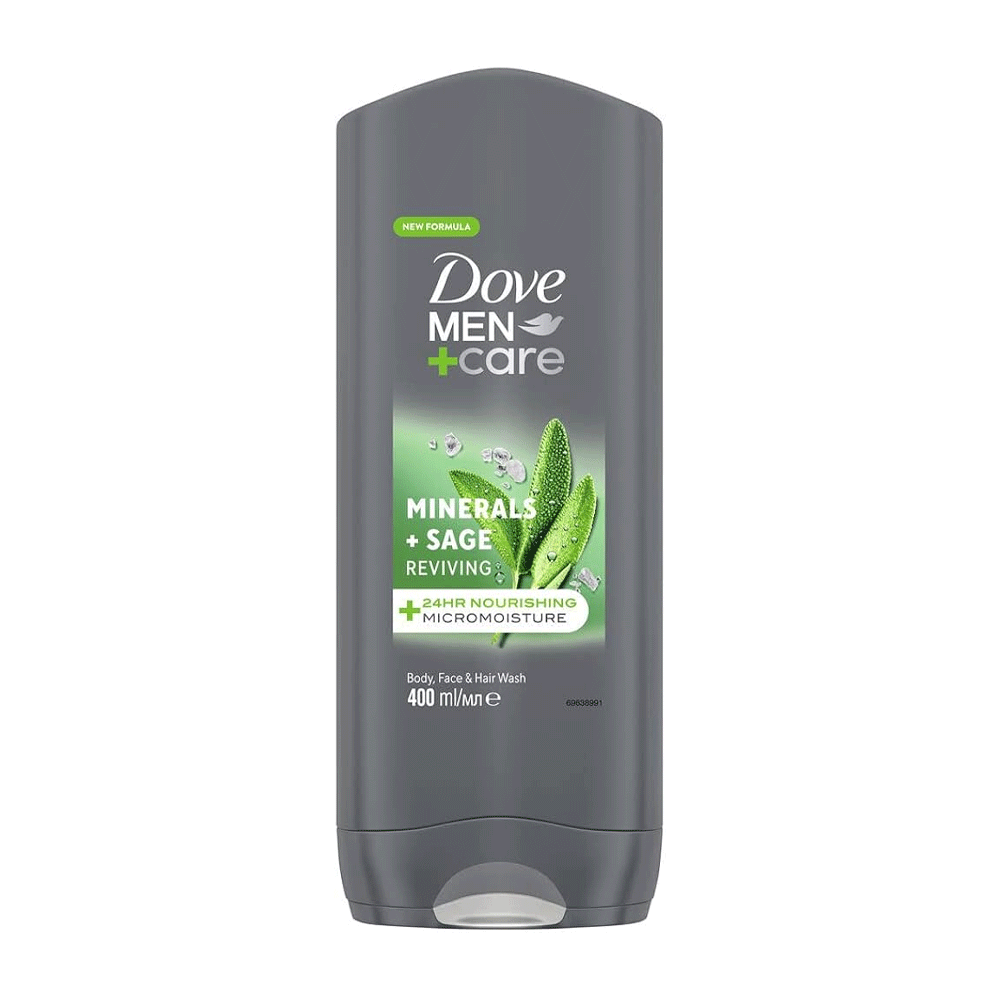 Dove Minerals Sage Body Wash 400ml