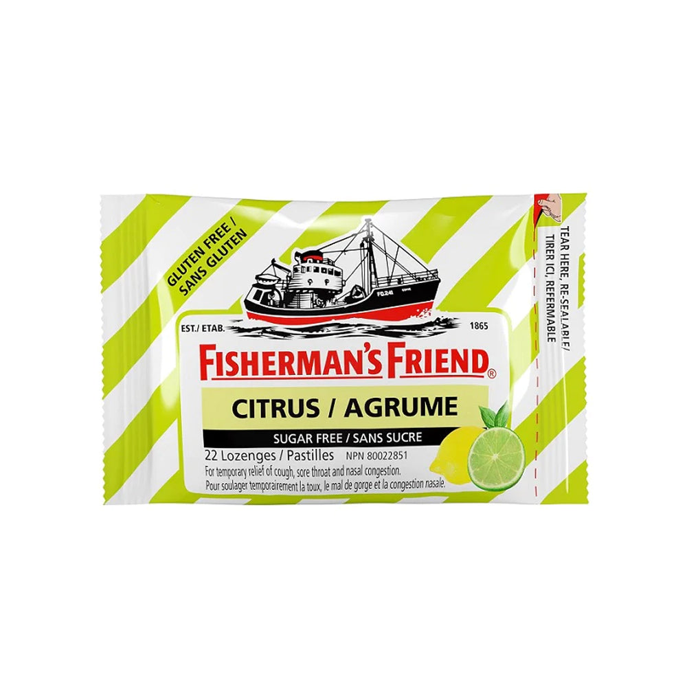 Fisherman's Friend Citrus Sugar Free Citrus Flavour Lozenges 22 Pcs - Snapcart.pk