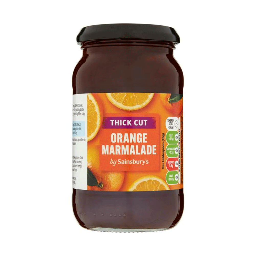 Sainsbury's Thick Cut Orange Marmalade 454g - Snapcart.pk