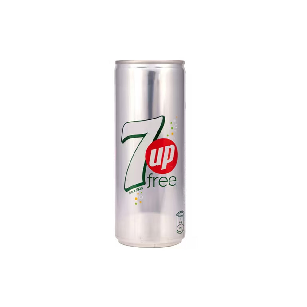 7up Free Can 250ml