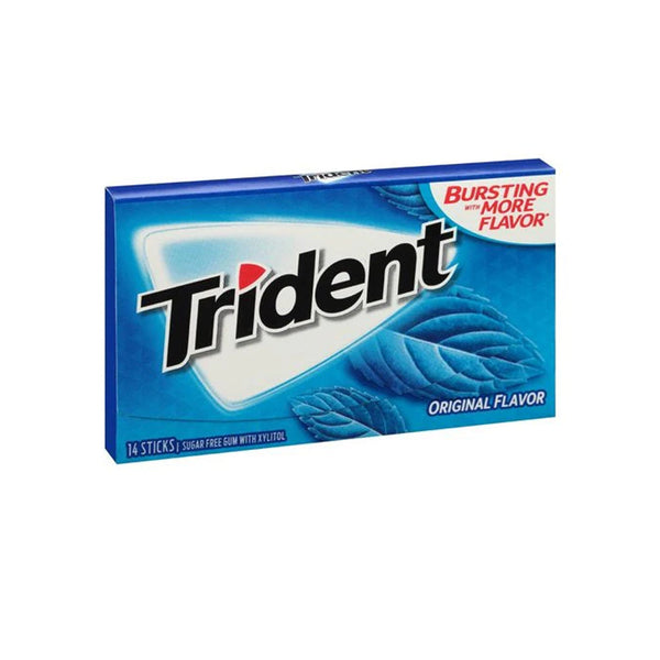 Trident Original Sugar Free Gum 14 Pieces - Snapcart.pk