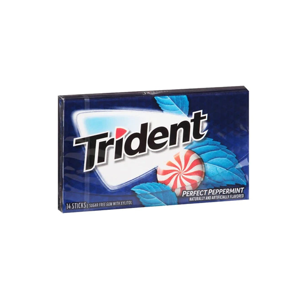 Trident Perfect Peppermint Sugar Free Gum 14s - Snapcart.pk