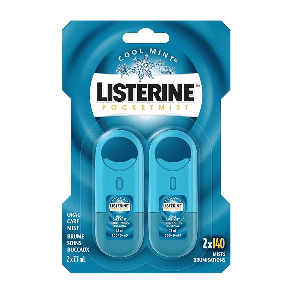 Listerine Pocket Mist 2x7.7ml (Canada)