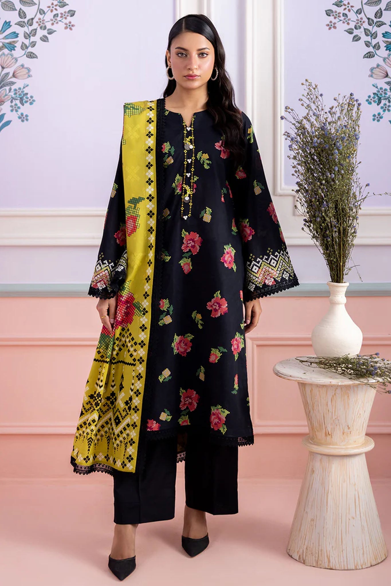 Zellbury Unstitched 2 Piece Lawn Vol-04 Suit-WUS26E20599