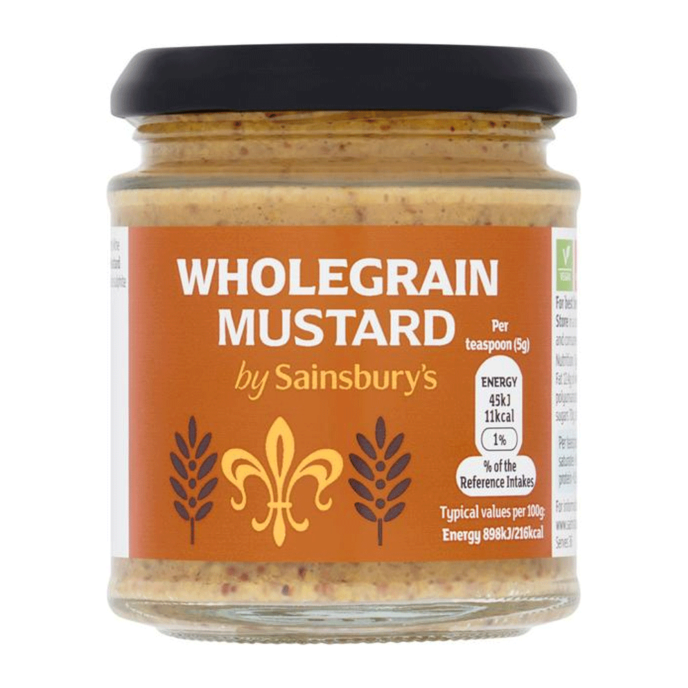 Sainbury's Wholegrain Mustard 180g