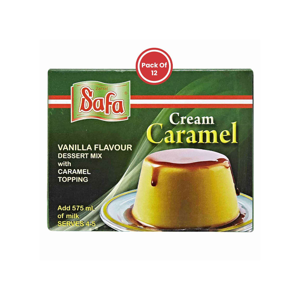 Safa Cream Caramel Vanilla Flavour Dessert Mix 575ml - Snapcart.pk
