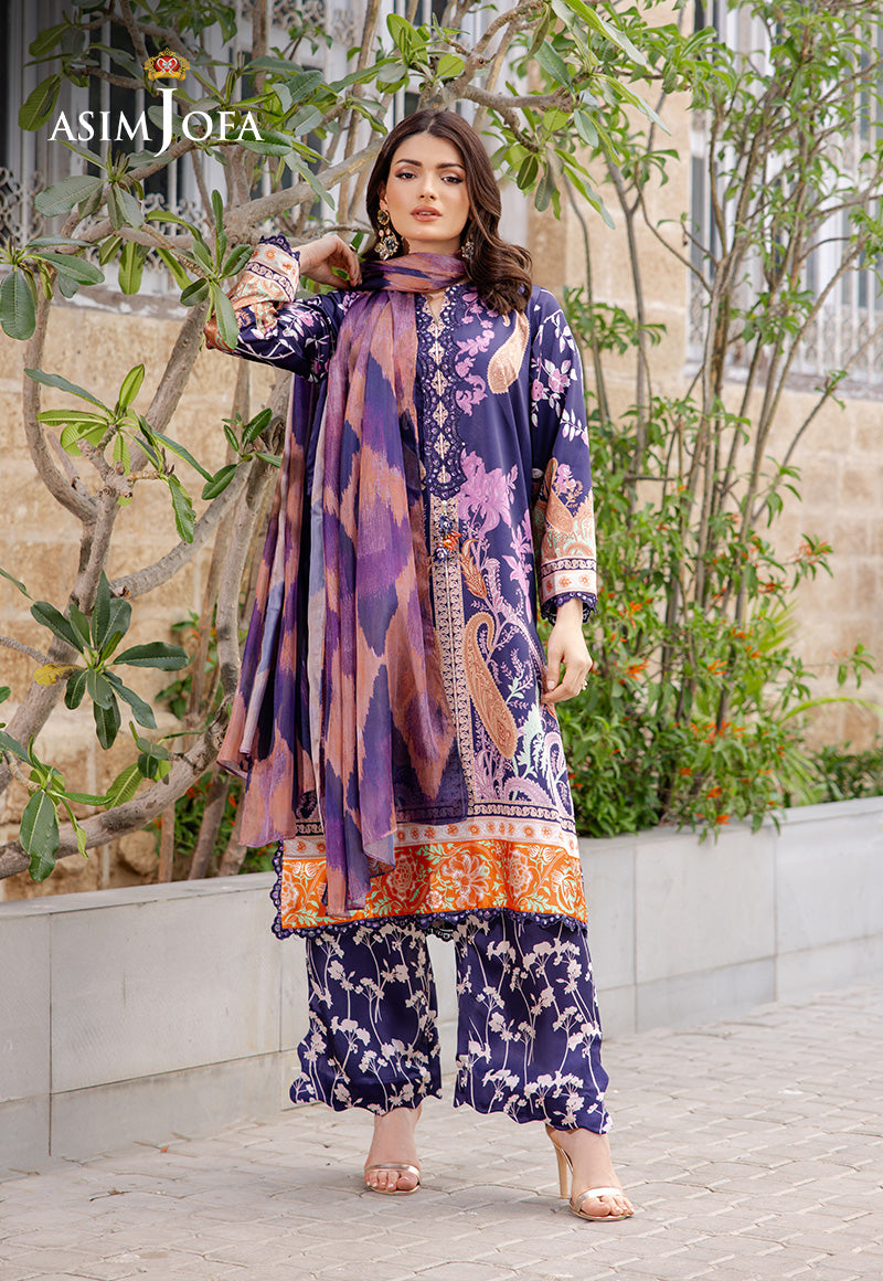 Daily Pret 2 By Asim Jofa Stitched Summer Suit-AJPB-199