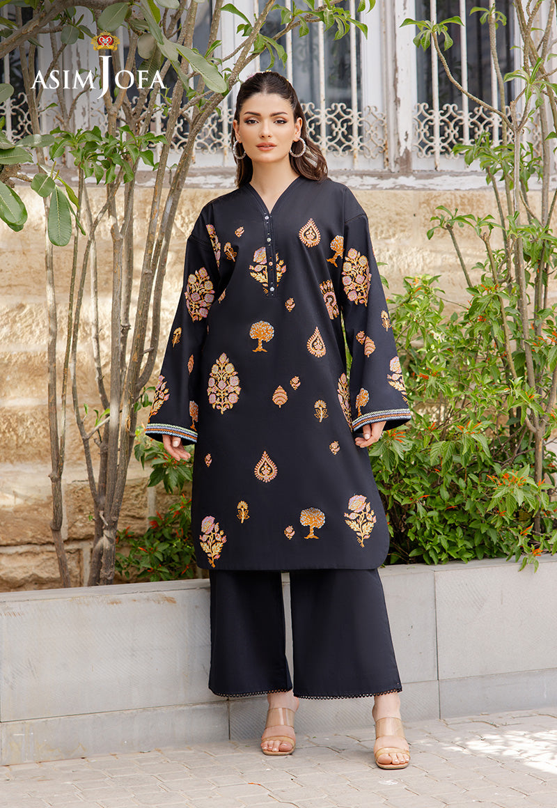 The Minimal Pret 2 By Asim Jofa Stitched 2 Piece Cambric Collection'2025-AJPB-192