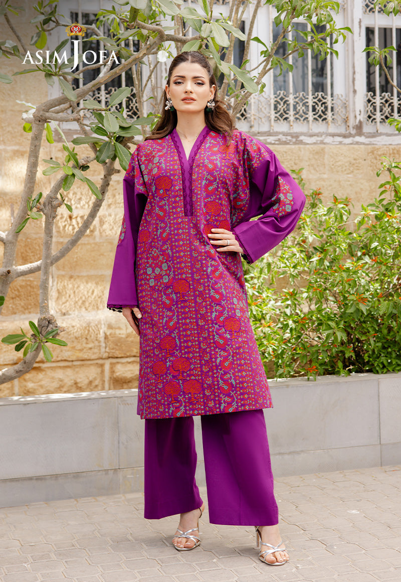 The Minimal Pret 2 By Asim Jofa Stitched 2 Piece Cambric Collection'2025-AJPB-191