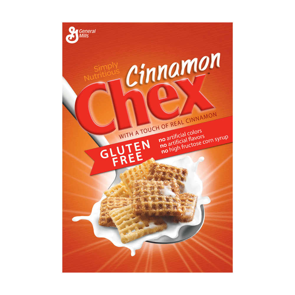 General Mills Chex Cinnamon Gluten Free Cereal 340g