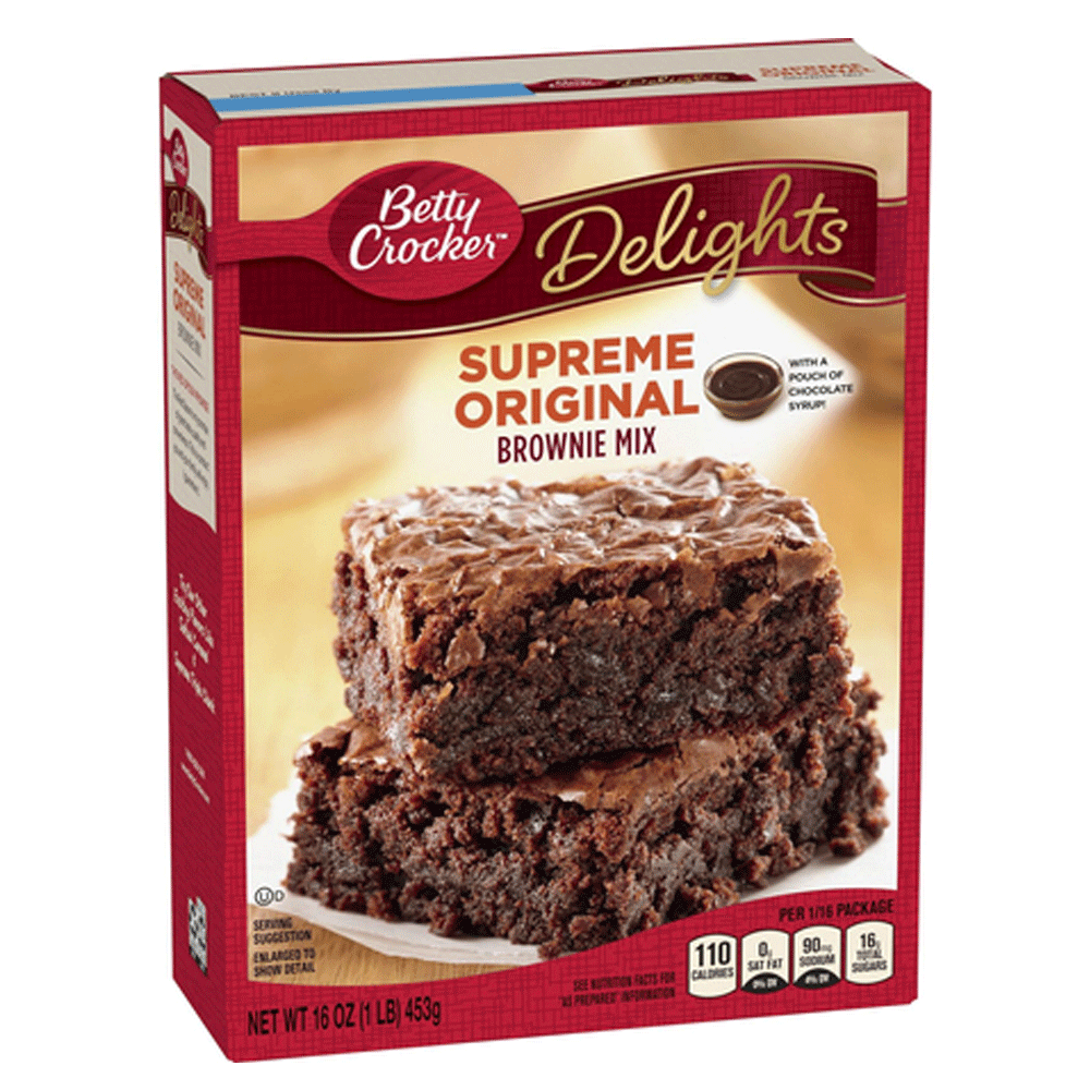 Betty Crocker Delights Supreme Original Brownie Mix 453g