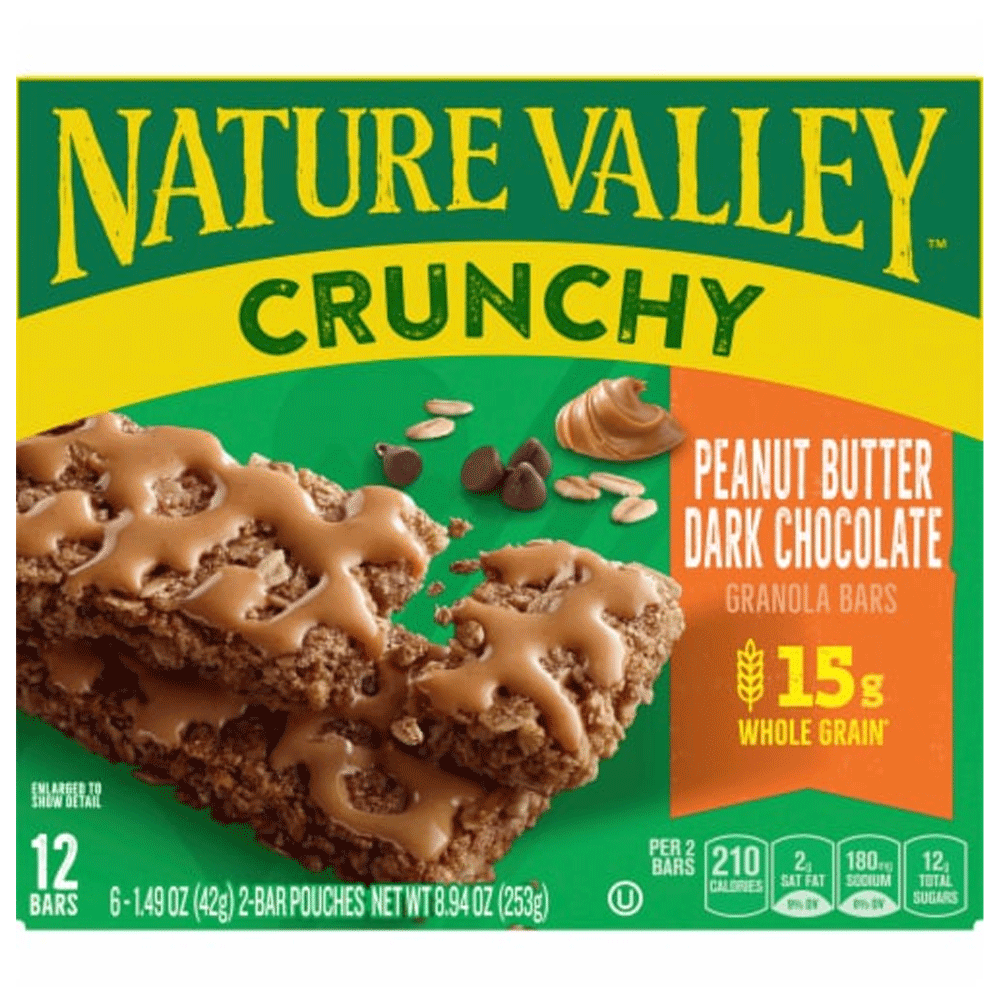 Nature Valley Peanut Butter Dark Chocolate Granola Bars 253g