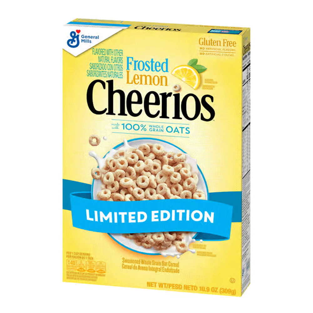 General Mills Frosted Lemon Cheerios Cereal 309g