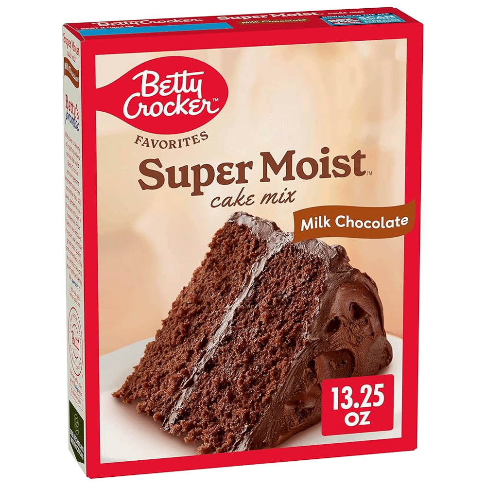 Betty Crocker Super Moist Milk Chocolate Cake Mix 375g