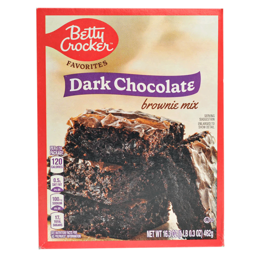 Betty Crocker Dark Chocolate Brownie Mix 462g