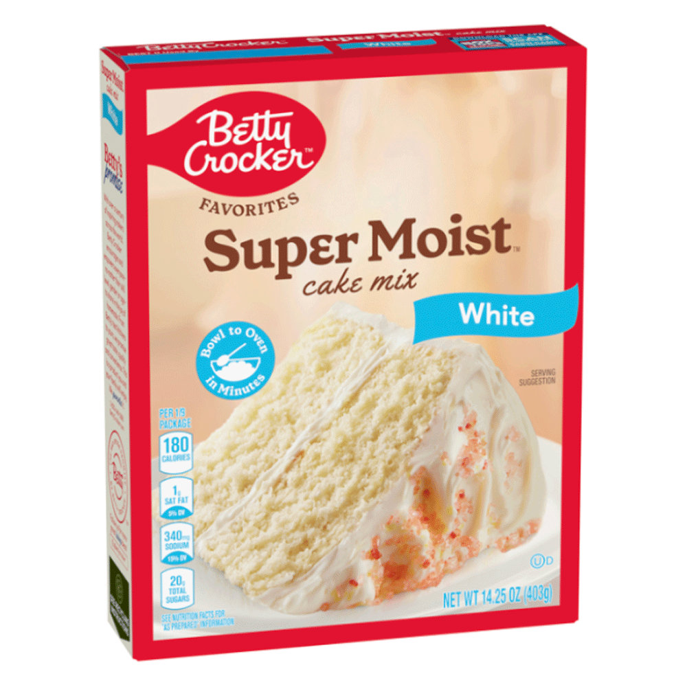 Betty Crocker Super Moist White Cake Mix 403g