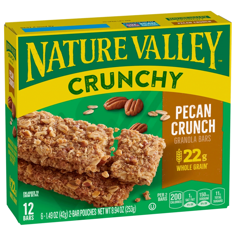 Nature Valley Pecan Crunch Granoloa Bars 253g