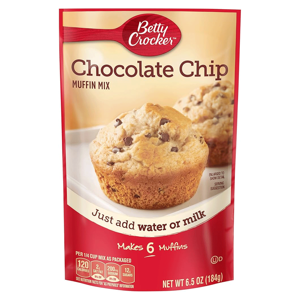 Betty Crocker Chcolate Chip Muffin Mix 184g