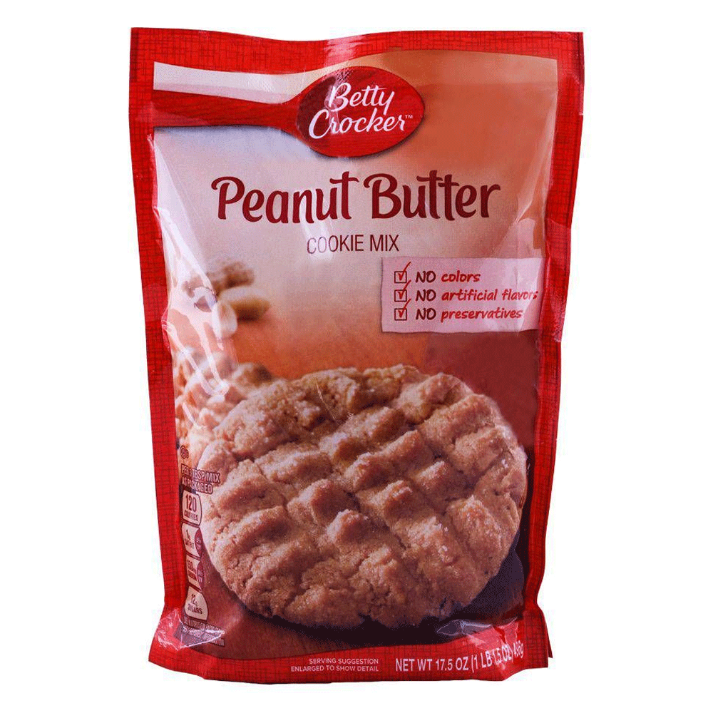 Betty Crocker Peanut Butter Cookie Mix 496g