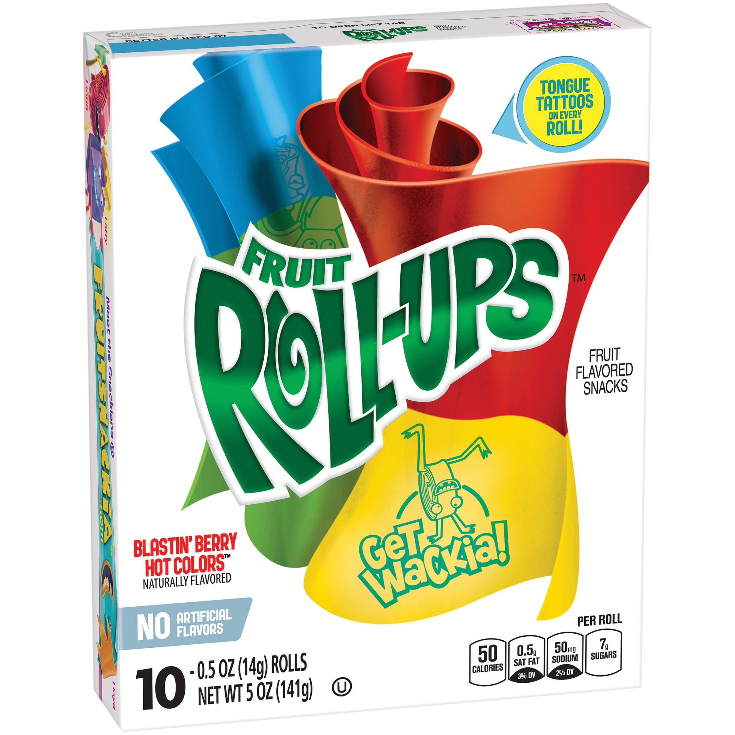Fruit Roll-ups Blasting Berry Hot Colors Jelly 10s 141g - Snapcart.pk