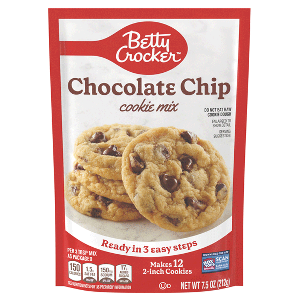 Betty Crocker Chocolate Chip Cookie Mix 212g