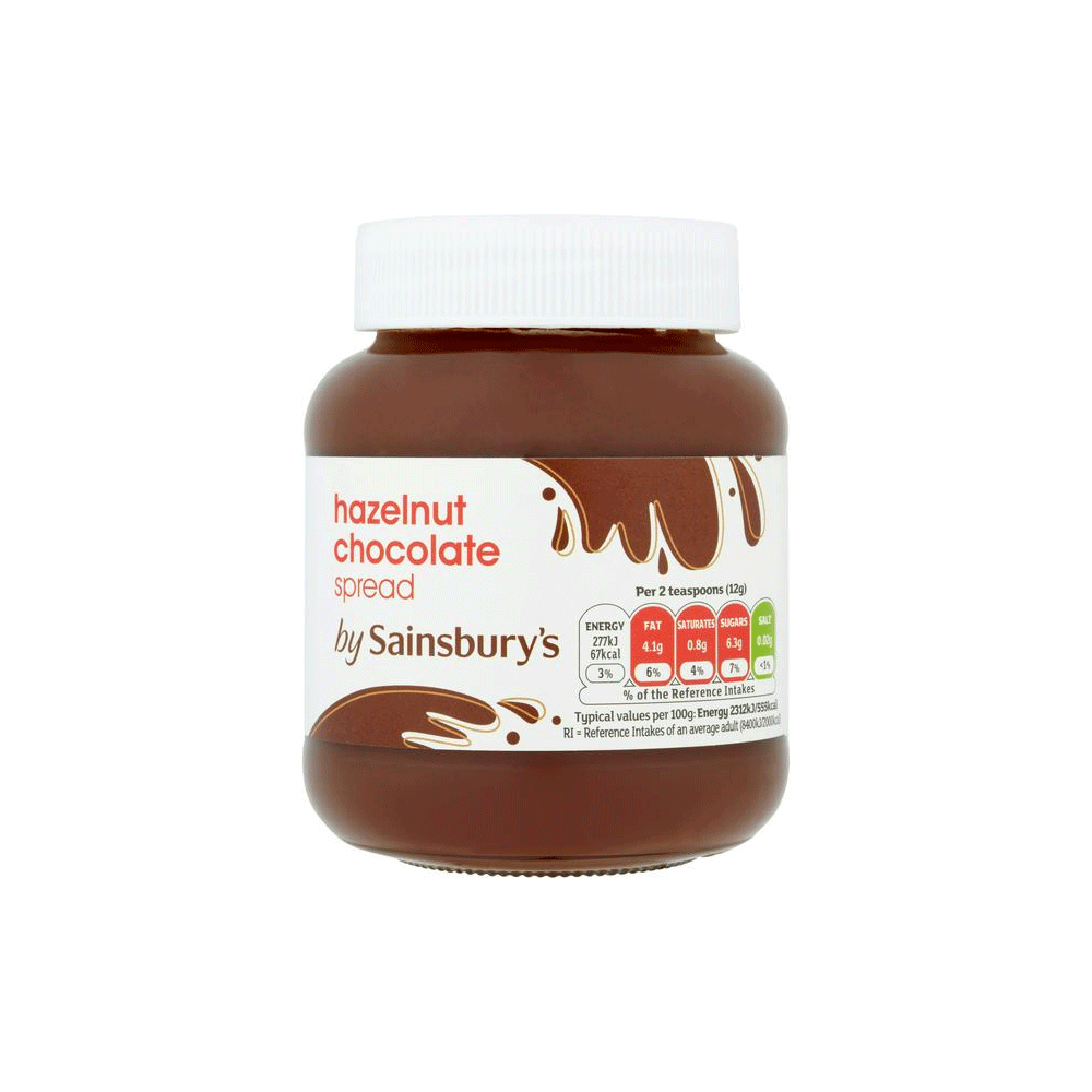 Sainsbury's Hazelnut Chocolate Spread 400g - Snapcart.pk