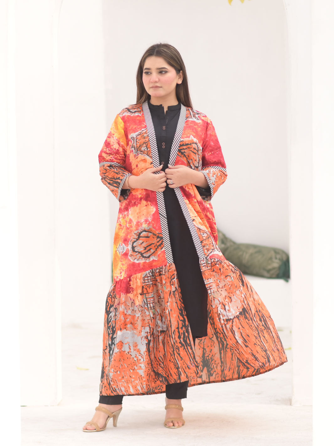 Tng By Md Stitched Shrug Collection-Tasawur