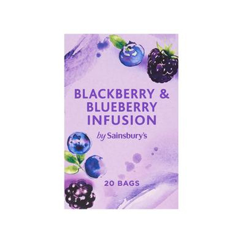 Sainsburys Blackberry & Blueberry Tea 40g - Snapcart.pk
